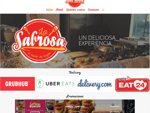 Sabrosa Restaurant – Sitio web